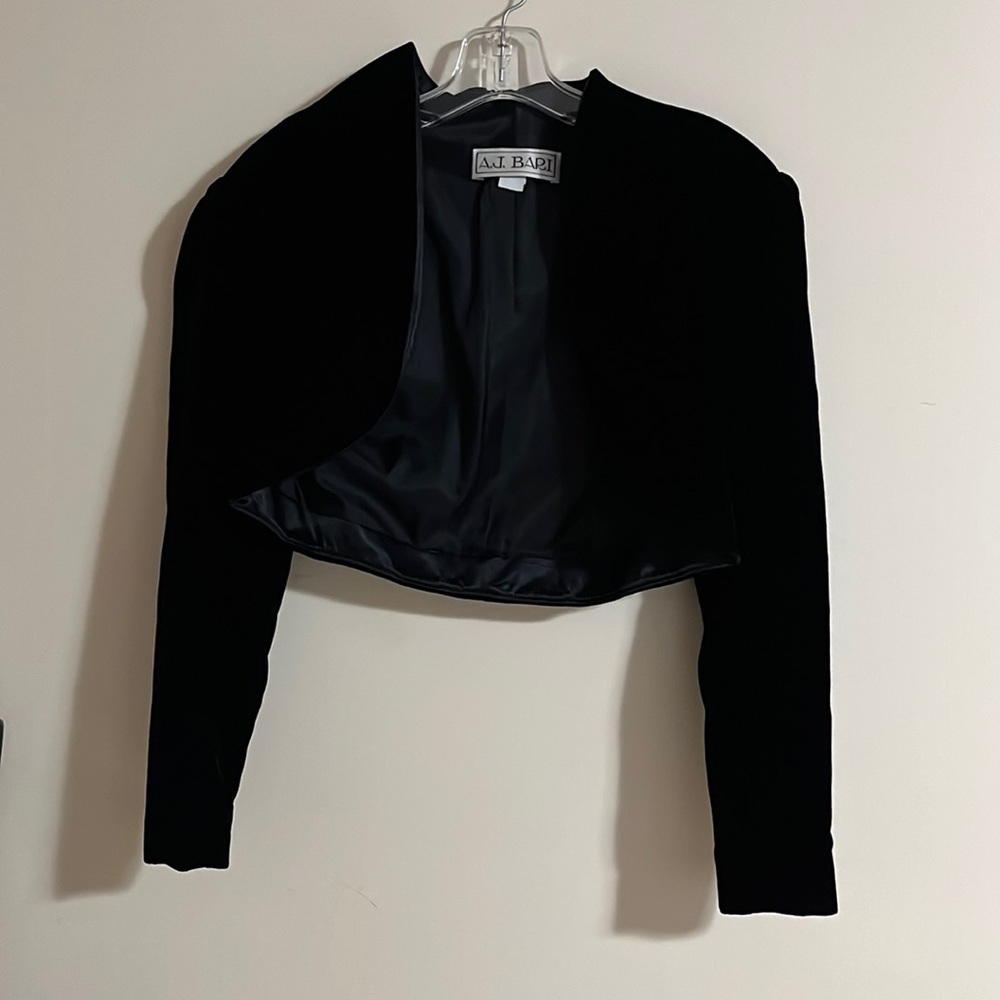 Vintage Black Velvet Jacket